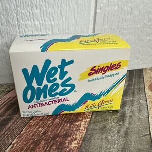 Vtg Collectible Wet Ones Moist Towels Year 04 But 90s Loook Advertising NIB PROP